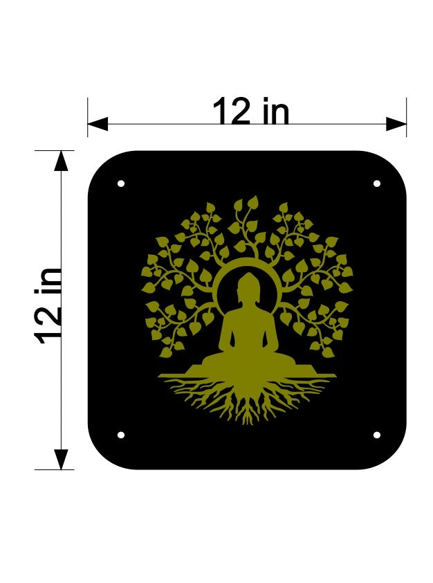 Kalpvriksh | 5mm Transparent + 3mm Golden