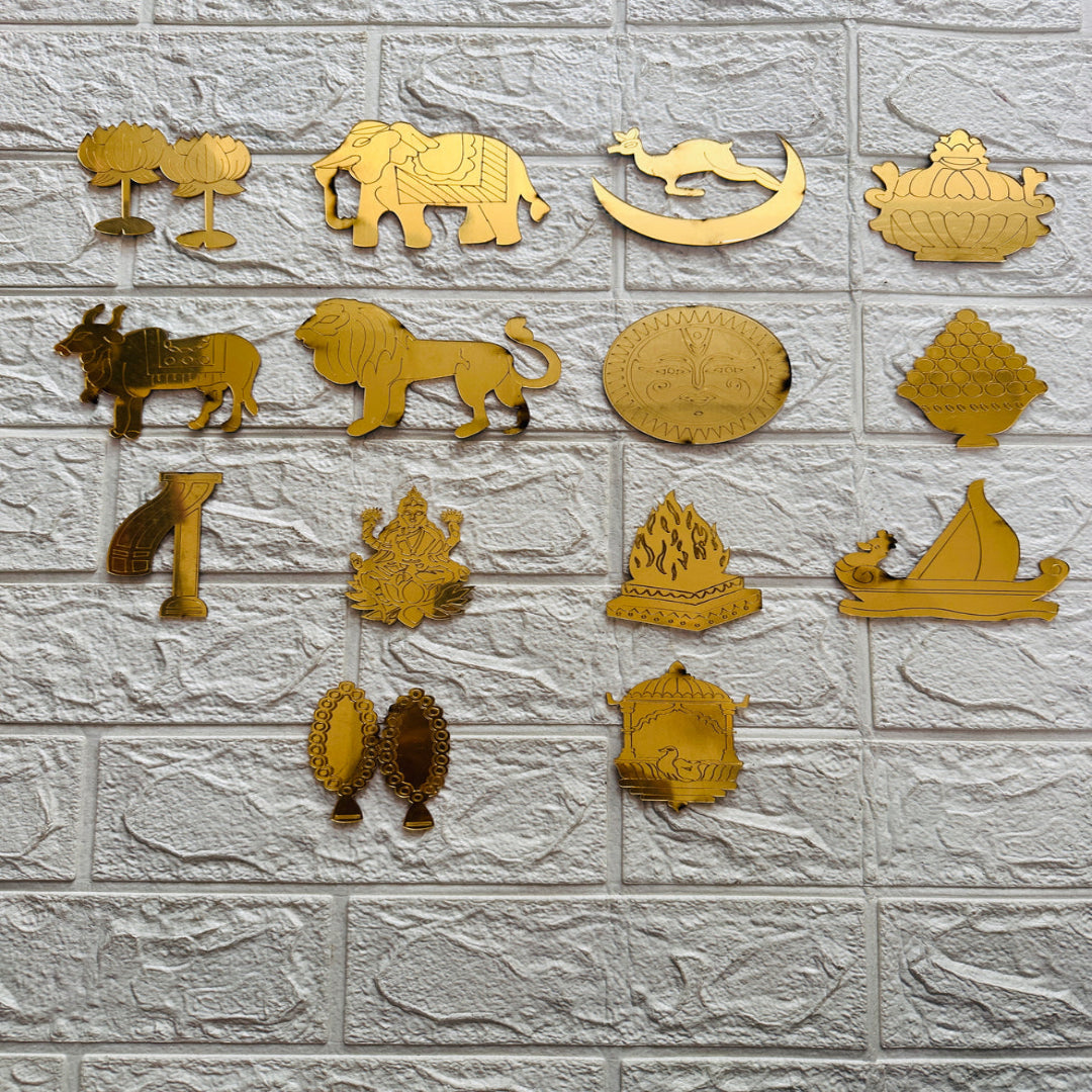 14 Swapna Ji Acrylic Symbols