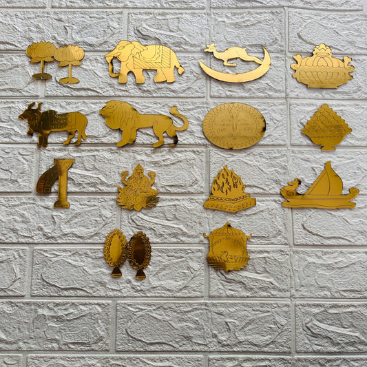 14 Swapna Ji Acrylic Symbols