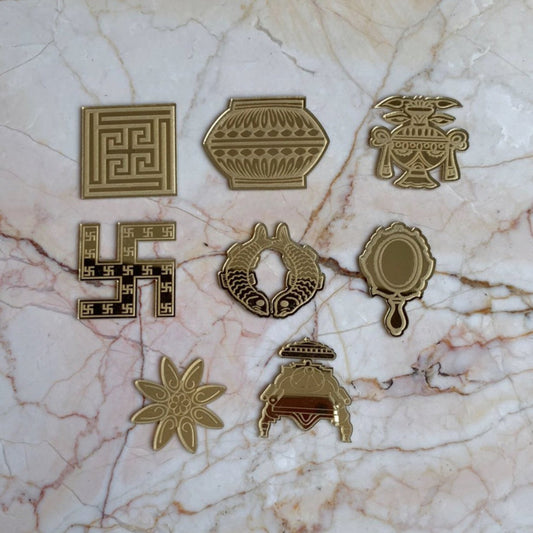 Ashtamangal Acrylic Symbols